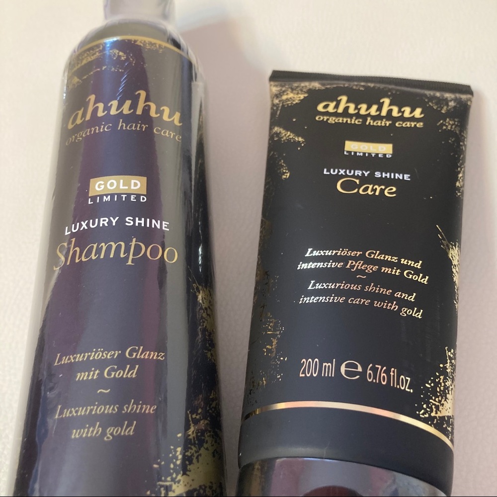 Ahuhu Gold Limited Edition Luxury Shine Duo NWOT - Picture 2 of 5